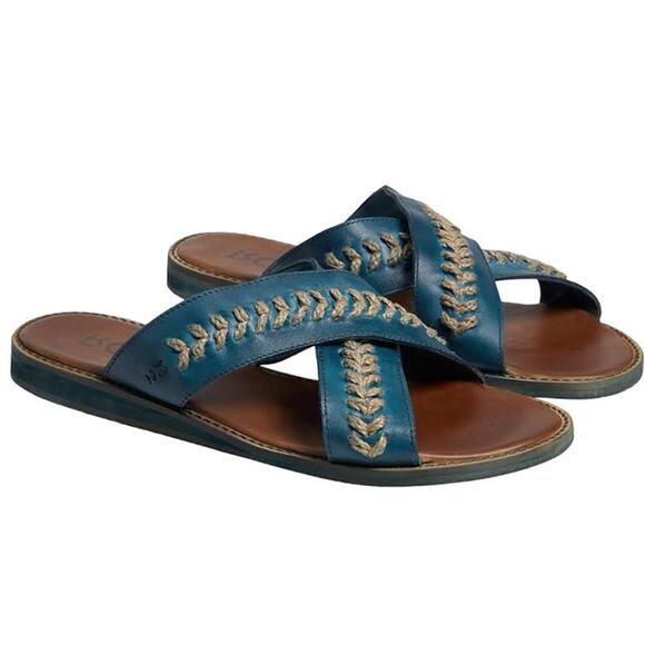 Roan by Bed Stu Buttress Dark Teal Sandal Womens Size 6.5 - Picture 1 of 11